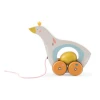 Moulin Roty Olga Goose And Egg Wooden Pull Along Toy