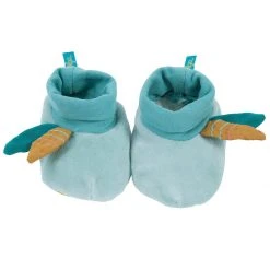 Moulin Roty Blue The Journey of Olga Booties