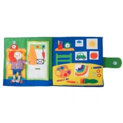 Moulin Roty Large Textile My Day Popipop Activity Book