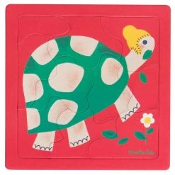 Moulin Roty 4 Animal Les Bambins Puzzle Toy