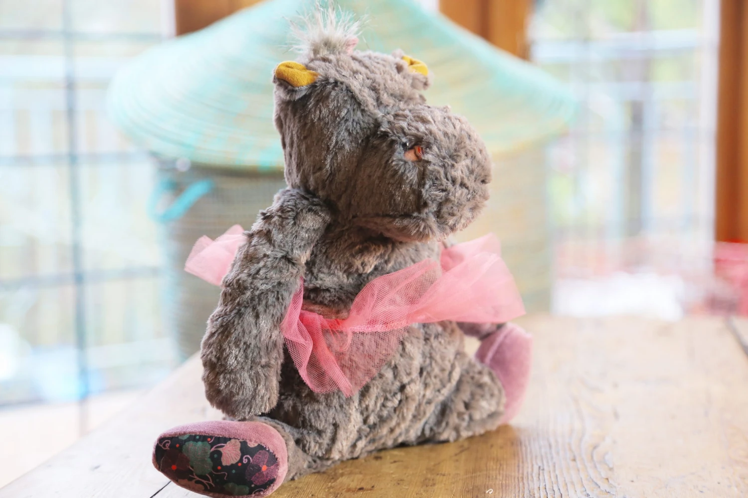 Moulin Roty Ballerina Hippo Plush Toy 4 Moulin Roty Ballerina Hippo Plush Toy