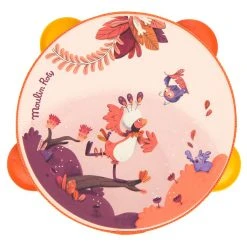 Moulin Roty Coral Jungle Tambourine