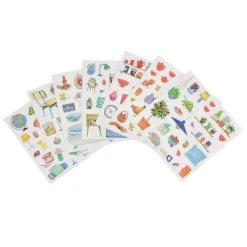 Moulin Roty Big Family Sticker Notebook