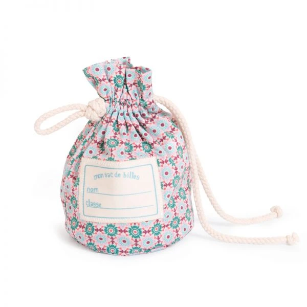 Moulin Roty Flowers Marbles Bag 3 Moulin Roty Flowers Marbles Bag