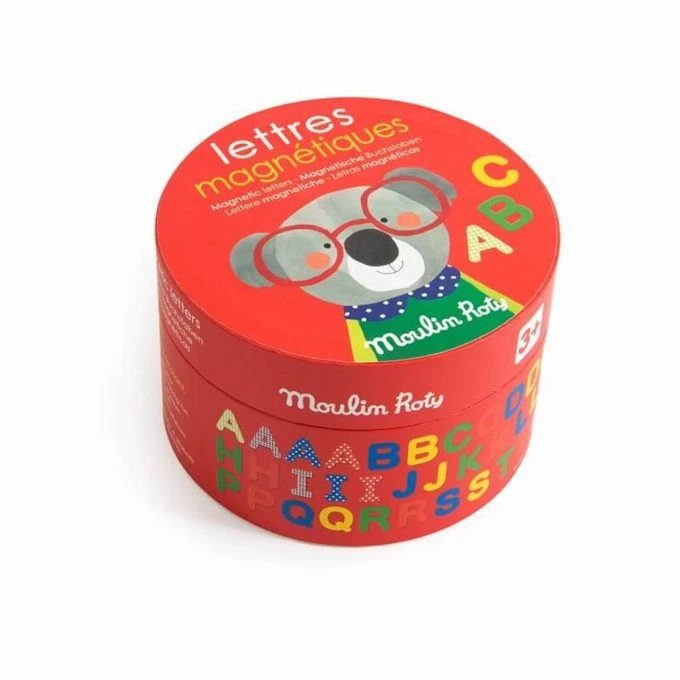 Moulin Roty 54 Pieces Cardboard Popipop Magnetic Letters 4 Moulin Roty 54 Pieces Cardboard Popipop Magnetic Letters