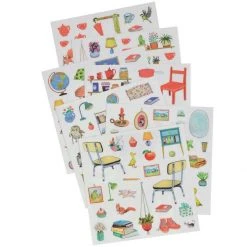 Moulin Roty Big Family Sticker Notebook