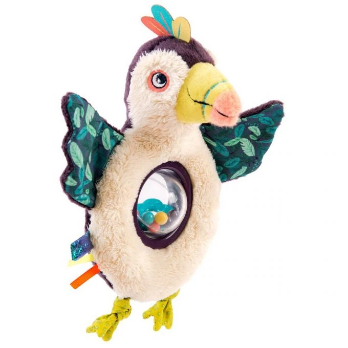 Moulin Roty Pakou Jungle Toucan Ball Rattle Toy 5 Moulin Roty Pakou Jungle Toucan Ball Rattle Toy
