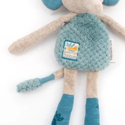 Moulin Roty Sous Mon Baobab Doudou Hochet Elephant Soft Toy