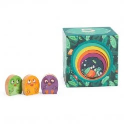 Moulin Roty Stackable Jungle Animals Cubes