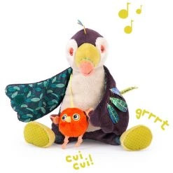 Moulin Roty Toucan Pakou Musical Jungle Toy