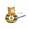 Moulin Roty Mustard Rattle Lulu Mustaches Ring 1 Moulin Roty Mustard Rattle Lulu Mustaches Ring