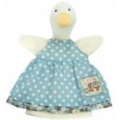 Moulin Roty 25cm Jeanne the Goose Hand Puppet Toy