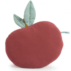 Moulin Roty After The Rain Apple Throw Pillow