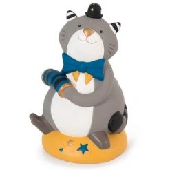 Moulin Roty Cat Mustaches Resin Piggy Bank