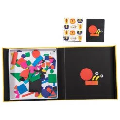 Moulin Roty Magnetic Book Popipop Shapes Set