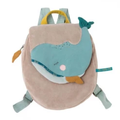 Moulin Roty Whale Print Olgas Journey Backpack